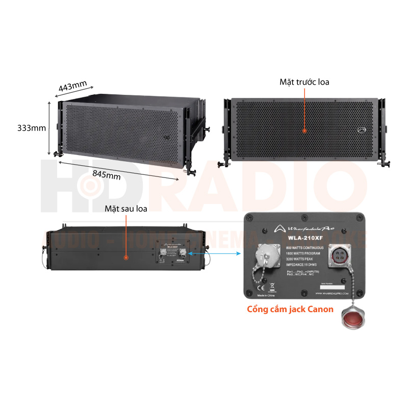 Loa Line Array Wharfedale WLA-210XF