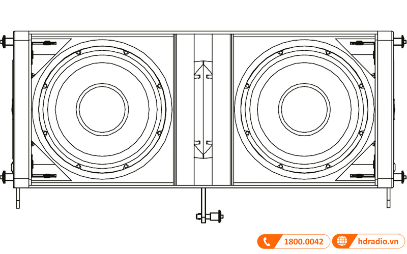 Loa Line Array Wharfedale WLA210XF