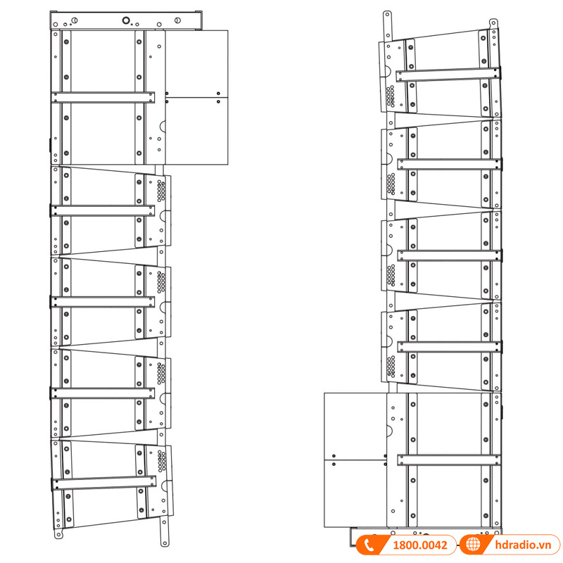 Loa Line Array Wharfedale WLA210XF
