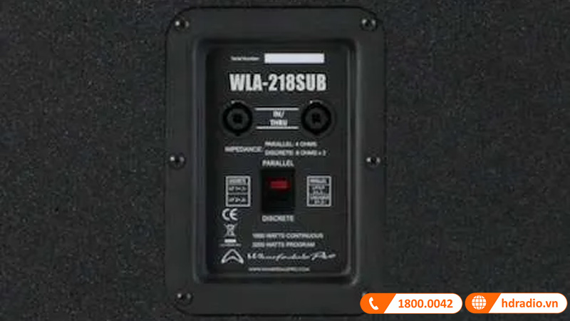 Loa Line Array Wharfedale WLA218SUB