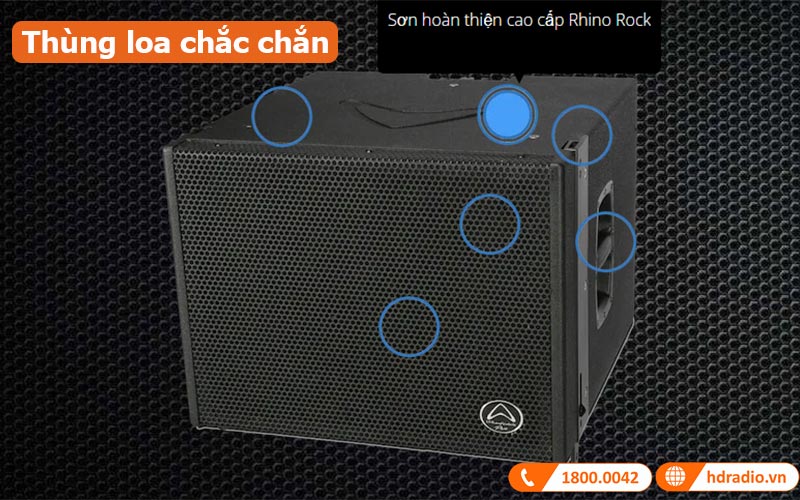 Loa Line Array Wharfedale WLA28SUB thùng loa chắc chắn Loa Line Array Wharfedale WLA28SUB thùng loa chắc chắn
