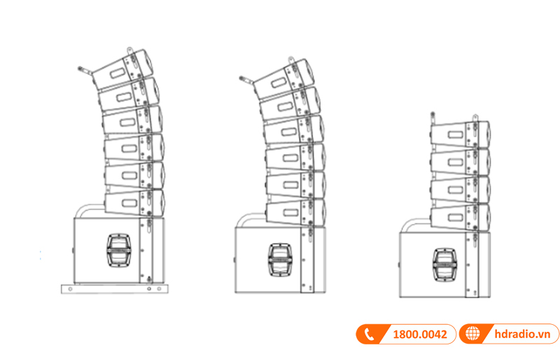 Loa Line Array Wharfedale WLA28SUB ứng dụng Loa Line Array Wharfedale WLA28SUB ứng dụng