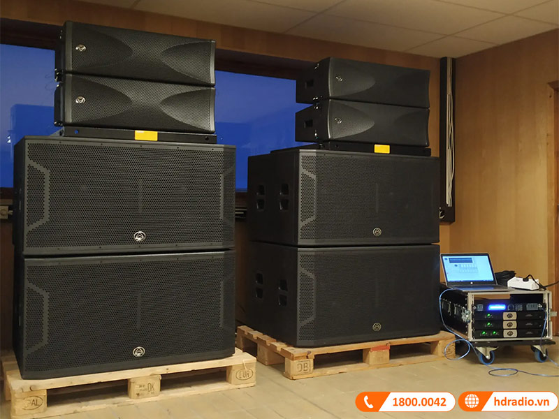 Loa Line Array Wharfedale Pro WLA-28 ứng dụng thực tế