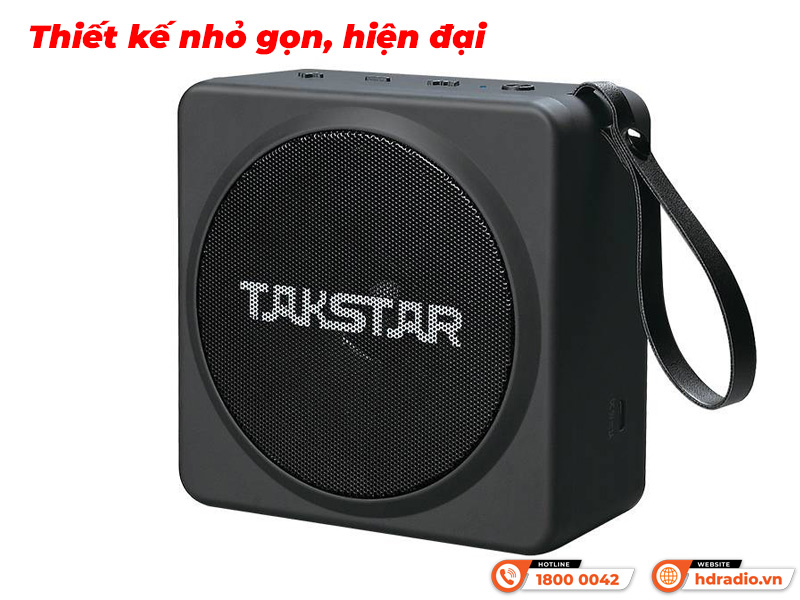 Thiết kế Loa trợ giảng Takstar E261W mic không dây cài đầu