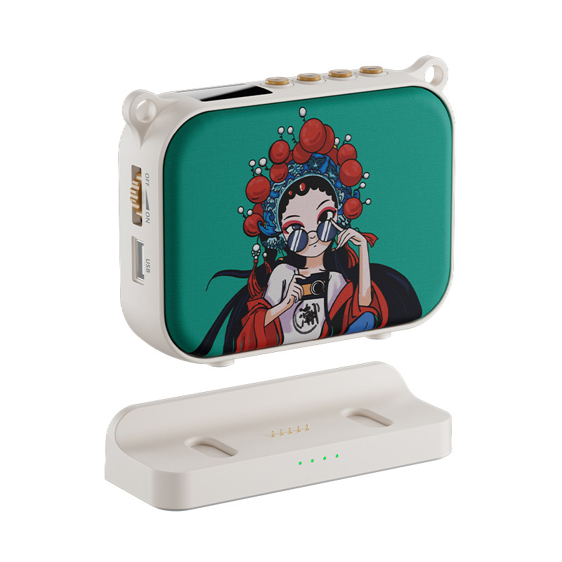 Máy trợ giảng Takstar E30 (Loa kèm mic có dây), Pin 15 giờ, Bluetooth, USB, Aux-4