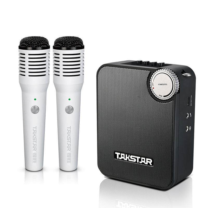 Loa trợ giảng Takstar E500W Dual Handheld hai micro không dây cầm tay