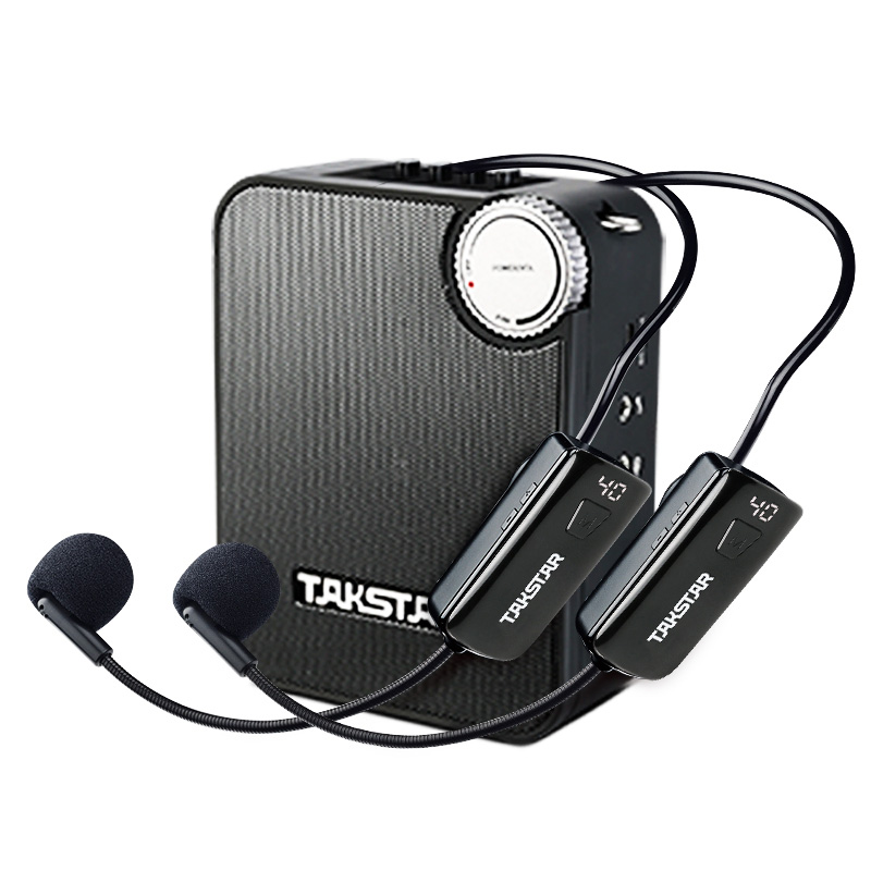 Loa trợ giảng Takstar E500W Dual Headset hai micro không dây cài đầu