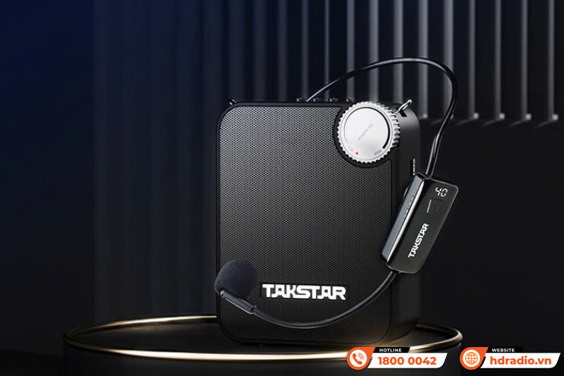 Loa trợ giảng Takstar E500W Dual Headset hai micro không dây cài đầu