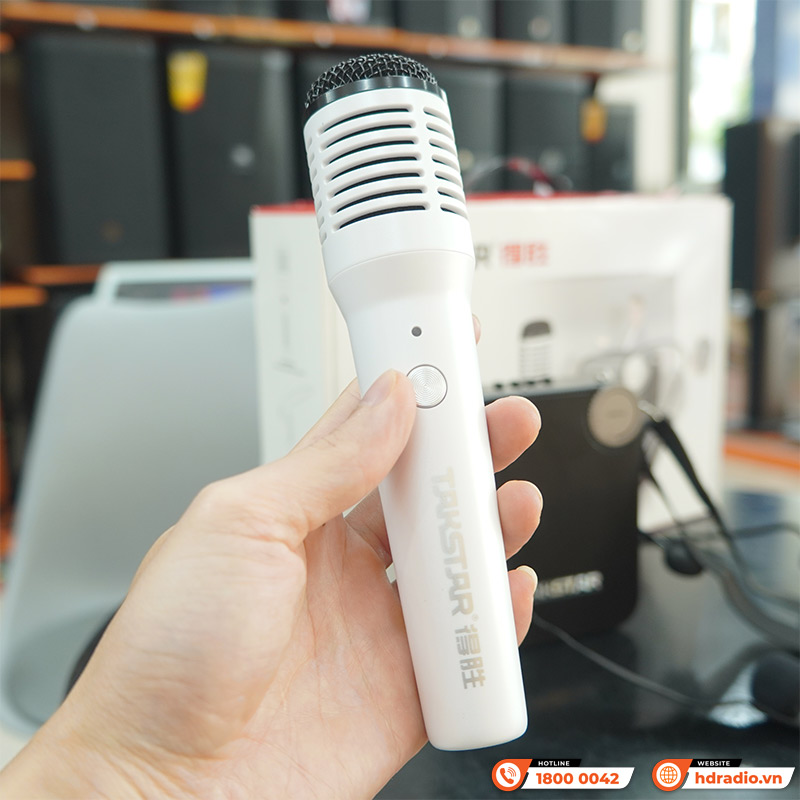 Loa trợ giảng Takstar E500W Headset + Handheld một mic không dây cài đầu, 1 mic không dây cầm tay-10