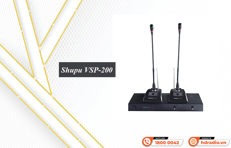 Micro cổ ngỗng không dây Shupu VSP-200 Micro cổ ngỗng không dây Shupu VSP-200