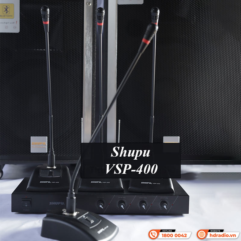 Micro cổ ngỗng không dây Shupu VSP-400 Micro cổ ngỗng không dây Shupu VSP-400