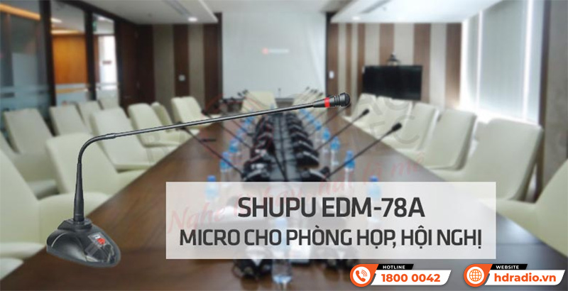 Micro Cổ Ngỗng Shupu EDM-78A
