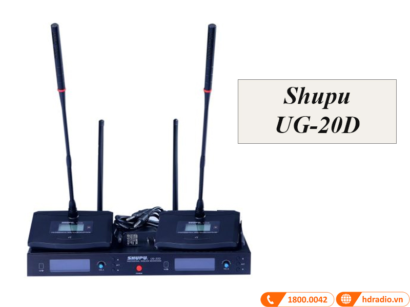 Bộ thu phát kèm micro Shupu UG-20D