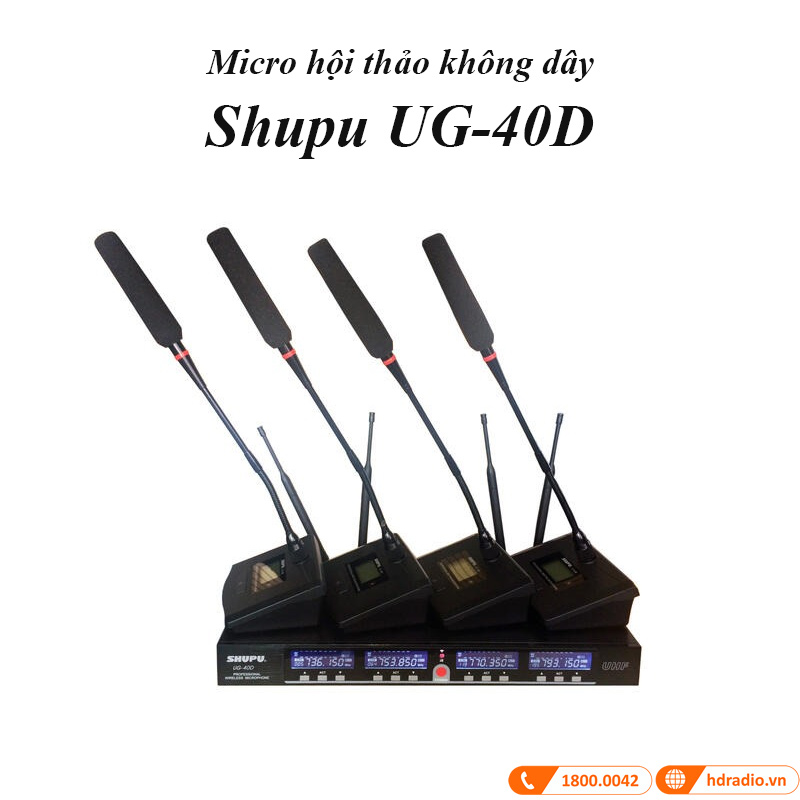 Micro hội thảo không dây Shupu UG-40D