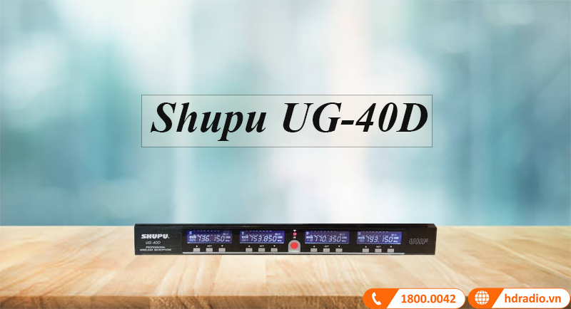 Đầu thu Micro hội thảo không dây Shupu UG-40D