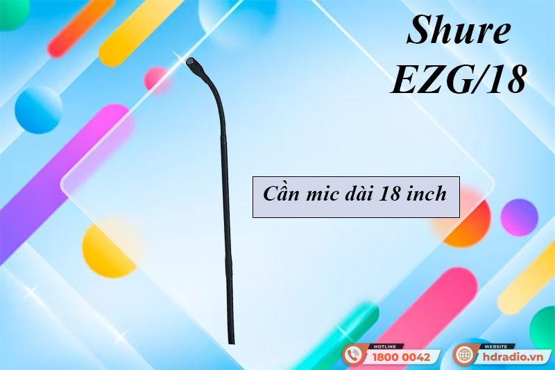 Cần micro 18 inch của Shure EZG/18 Cần micro 18 inch của Shure EZG/18