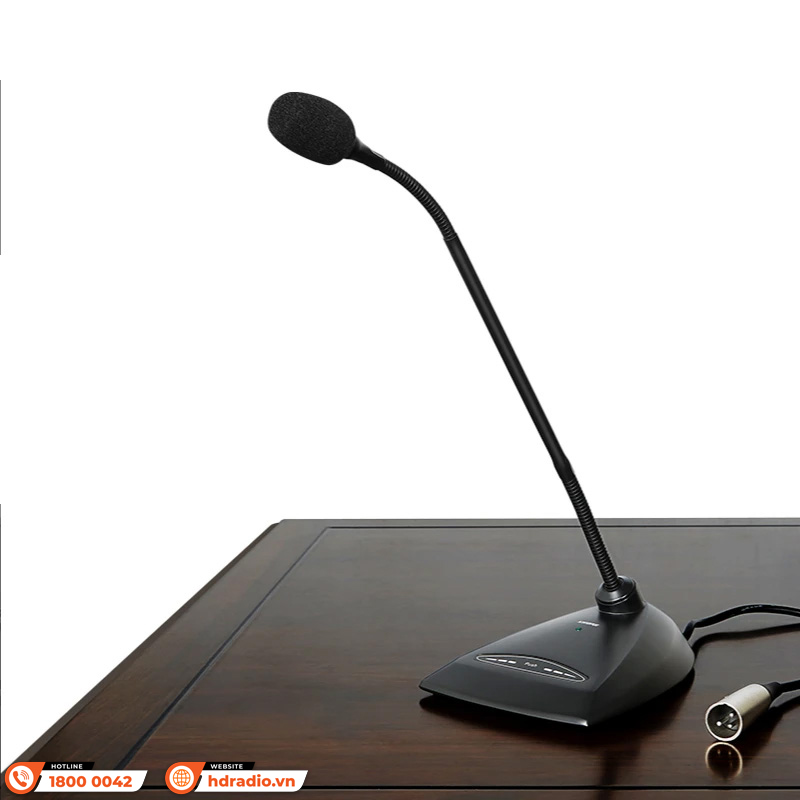 Micro cổ ngỗng Shure MX 418D/C Micro cổ ngỗng Shure MX 418D/C