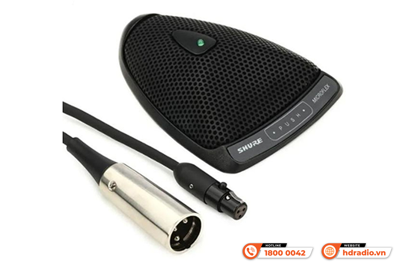 Micro mai rùa đơn hướng Shure MX393/C