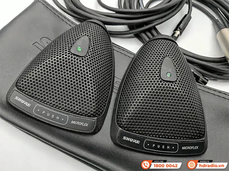 Micro mai rùa đa hướng Shure MX393/S