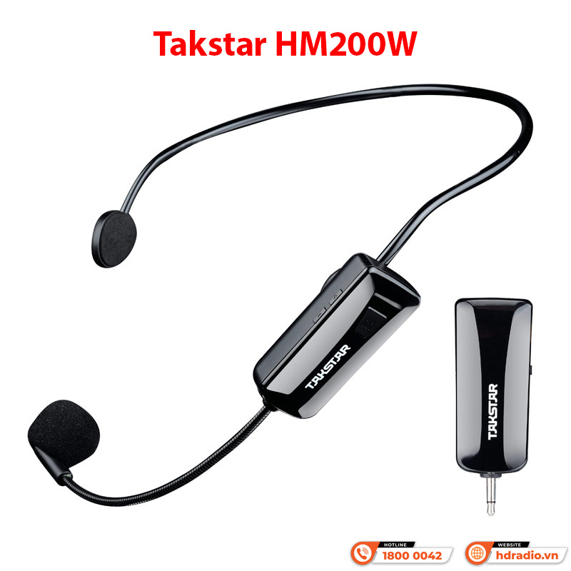 Micro cài đầu không dây Takstar HM200W