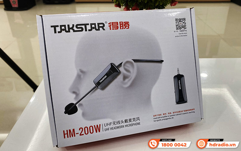 Micro cài đầu không dây Takstar HM200W