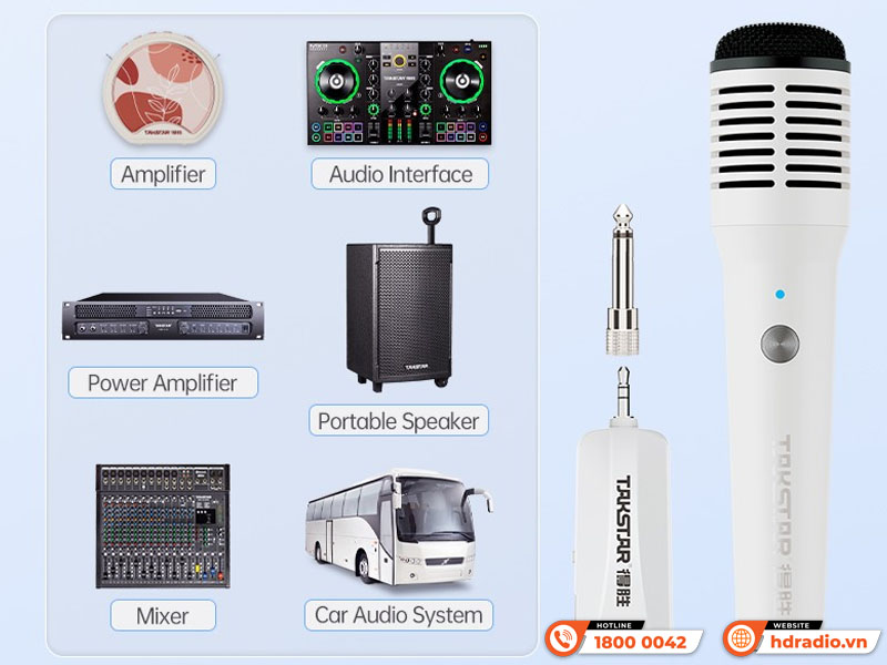 Micro không dây Takstar HM300W