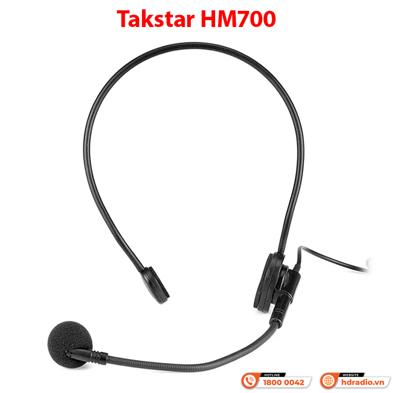 Micro có dây cài đầu Takstar HM700