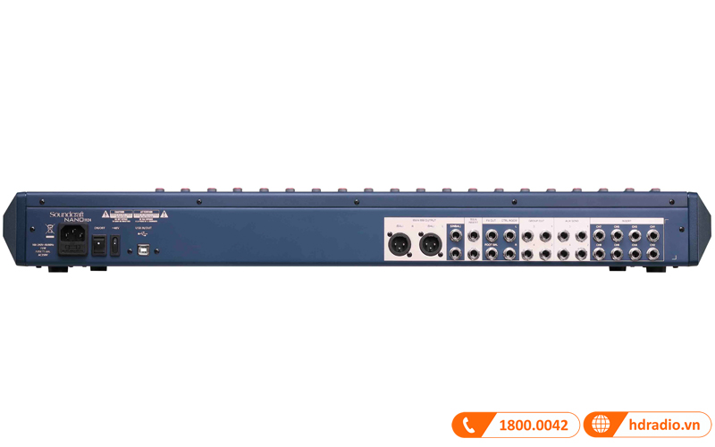 Bàn Mixer Soundcraft Nano M24, 24 kênh, Analog-4