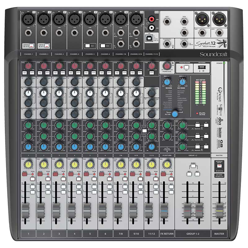 Mixer Soundcraft Signature 12MTK