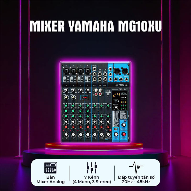 Tính năng Bàn Mixer Yamaha MG10XU