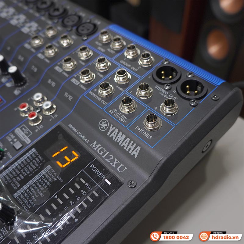 Bàn Mixer Yamaha MG12XU, 12 Kênh, Analog, Bộ xử lý hiệu ứng SPX với 24 chương trình-8