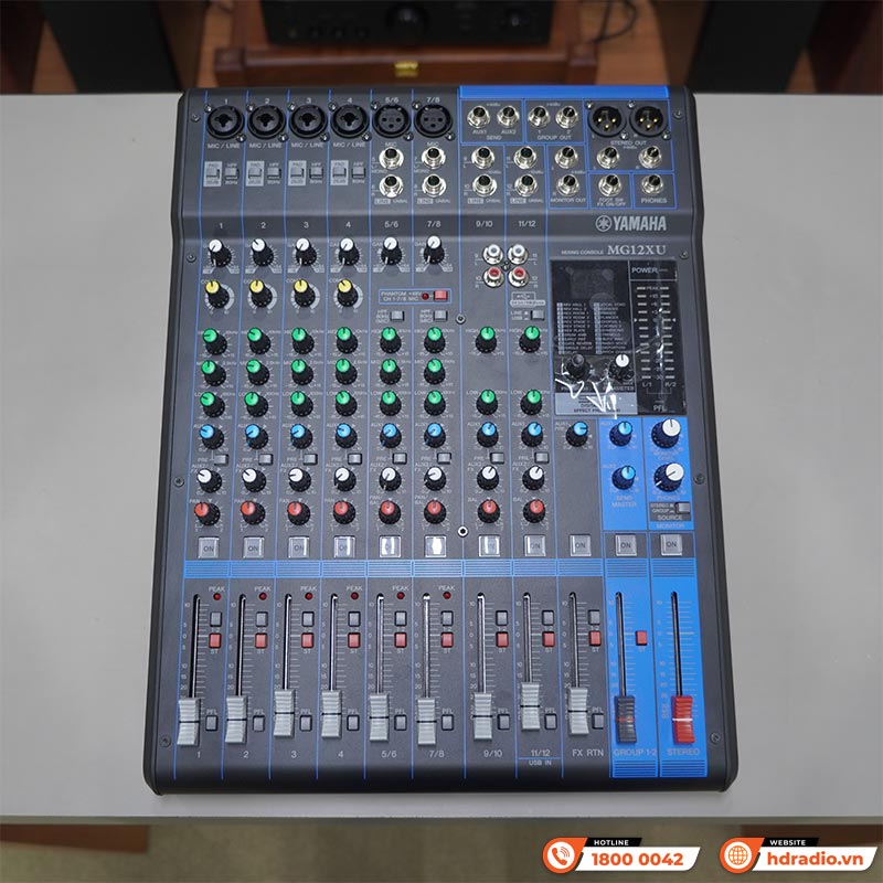 Bàn Mixer Yamaha MG12XU, 12 Kênh, Analog, Bộ xử lý hiệu ứng SPX với 24 chương trình-6