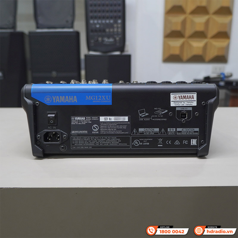 Kết nối Bàn mixer Yamaha MG12XU