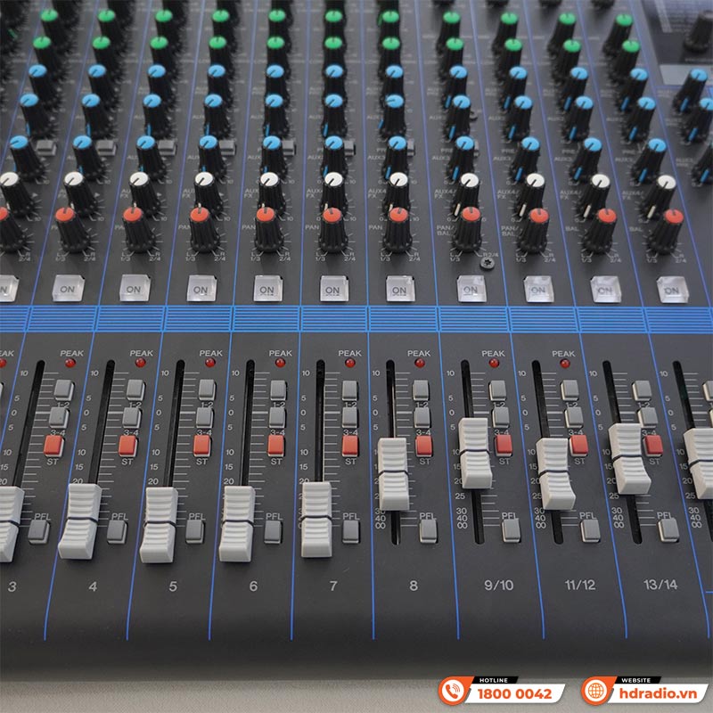 Bàn Mixer Yamaha MG16XU, 16 Kênh, Analog-8