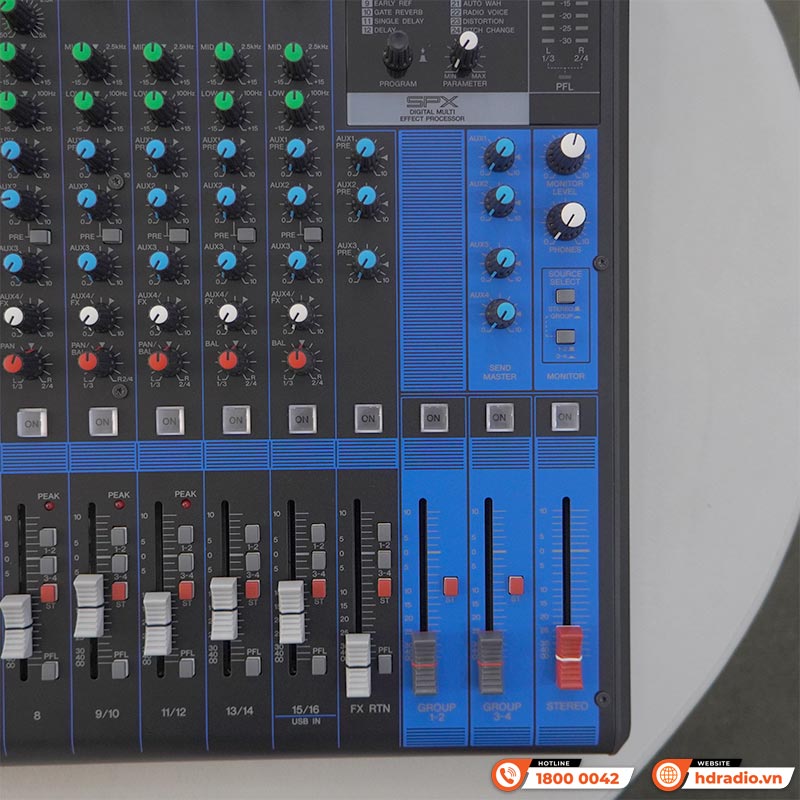 Bàn Mixer Yamaha MG16XU, 16 Kênh, Analog-9