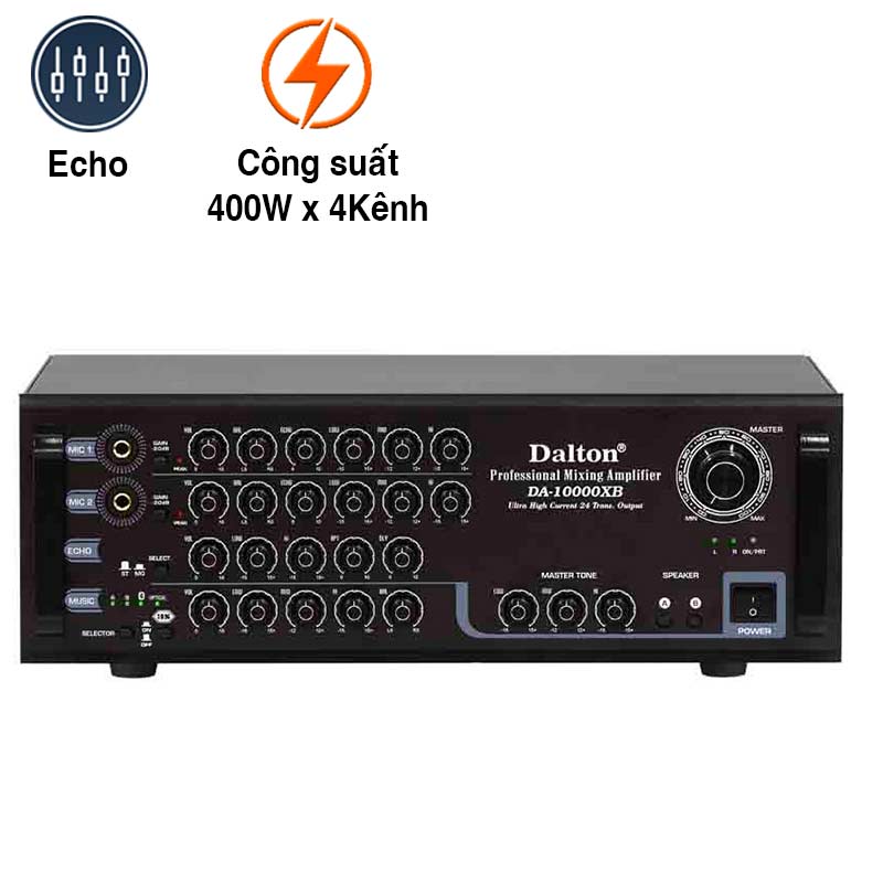 Amply Dalton DA-10000XB (400Wx4Kênh)