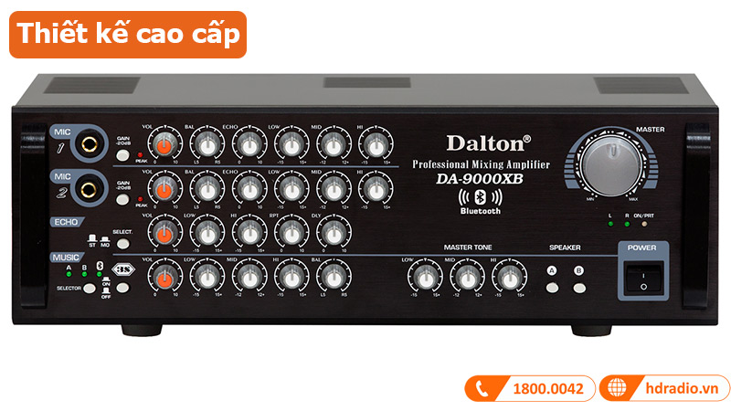 Amply Dalton DA-9000XB thiết kế cao cấp