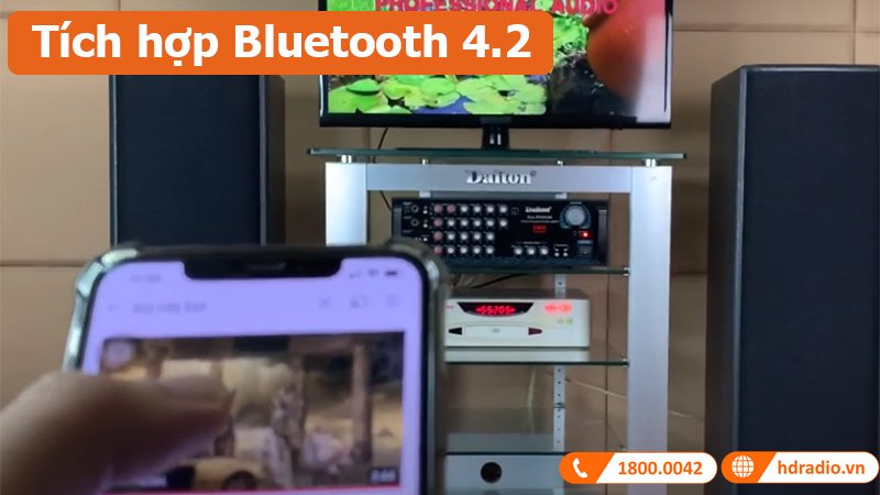 Amply Dalton DA-9700XM tích hợp bluetooth 4.2