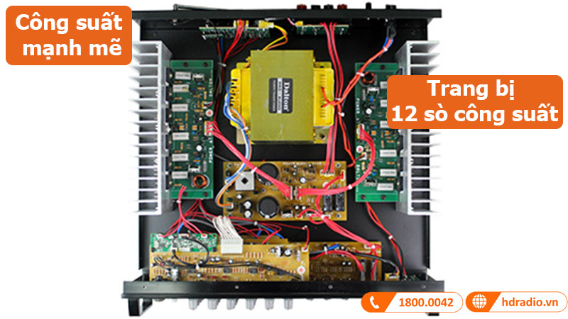 Amply Dalton DA-9700XM công suất mạnh mẽ