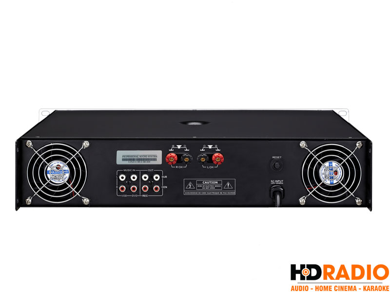 mặt sau Amply AAP audio PK-2300