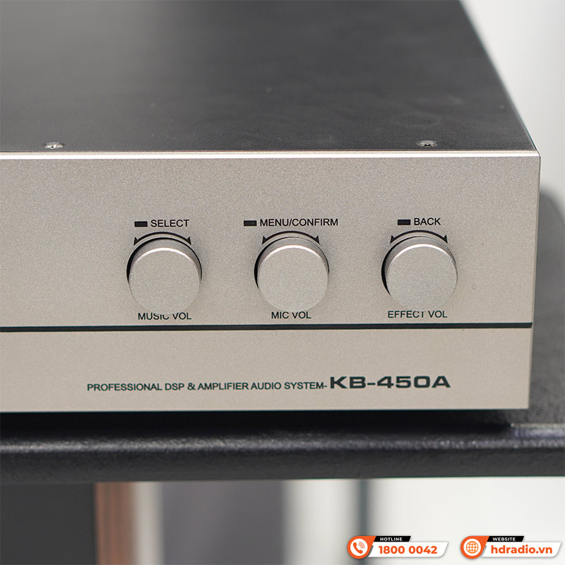 Amply Liền Vang Koda KB450A, 2 kênh, Công suất 520W, Bluetooth5.0, Optical-4