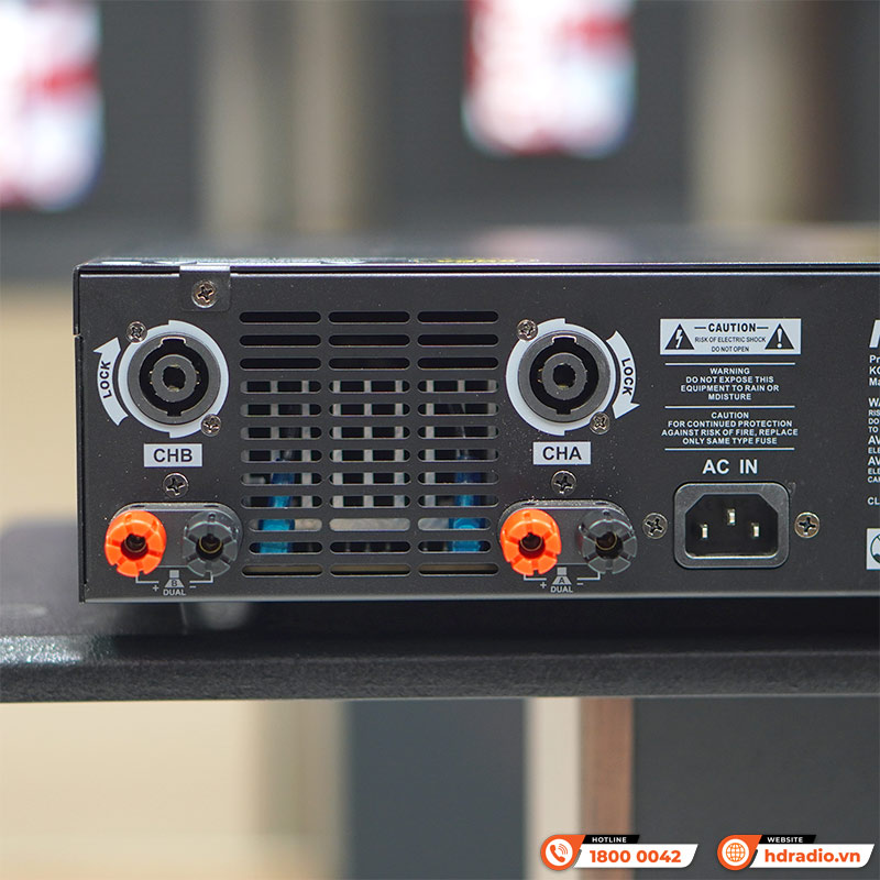 Amply Liền Vang Koda KB450A, 2 kênh, Công suất 520W, Bluetooth5.0, Optical-7
