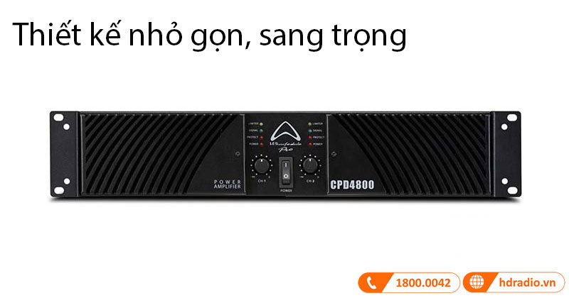Thiết kế Cục công suất Wharfedale CPD4800