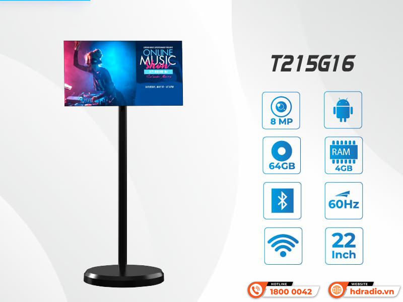 Màn hình Tomko GoWithMe T215G16 