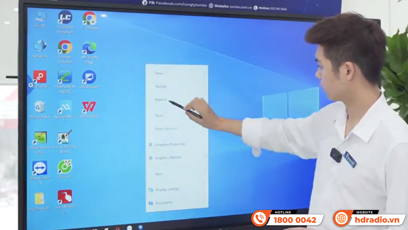 Màn hình tương tác 65 inch S65T09 TOMKO