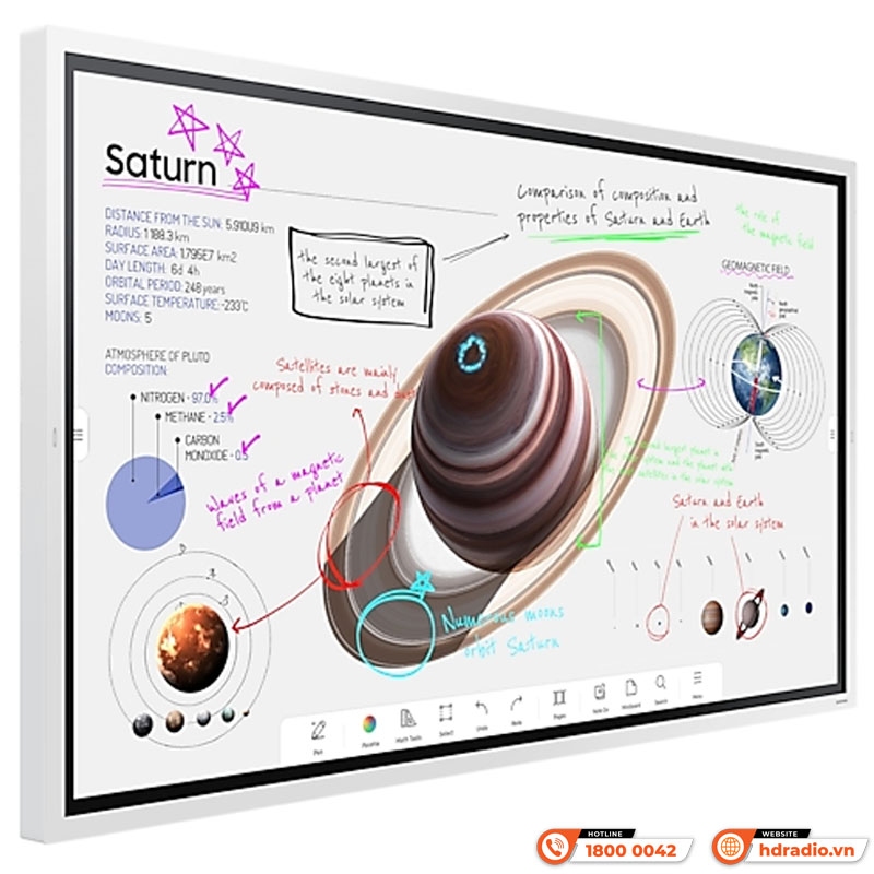 Màn hình tương tác Samsung LH75WMBWLGCXXV