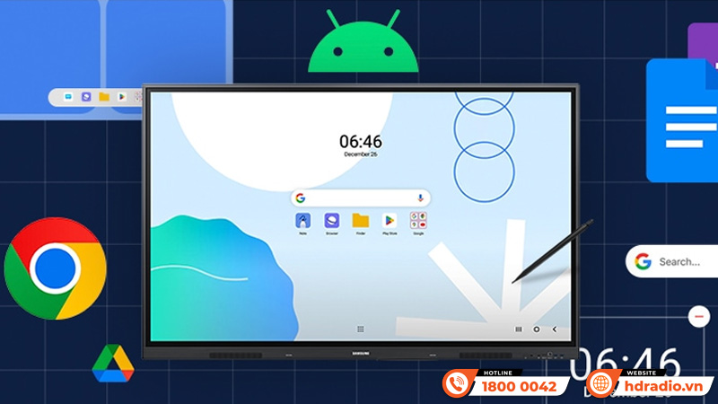 Màn hình tương tác 75 inch Samsung WA75D