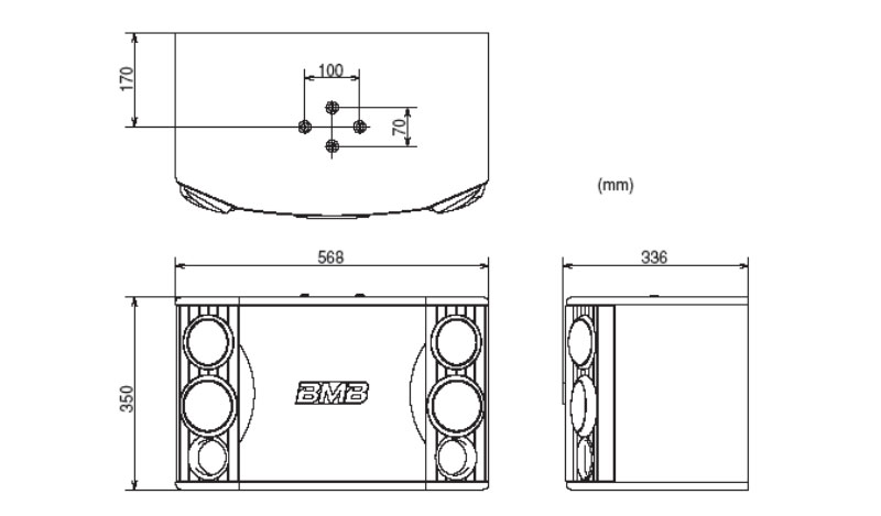 kích thước loa bmb csd 2000 se