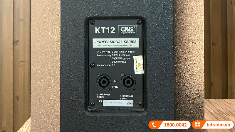 Loa CAVS KT12 Pro, Bass 30cm, Công suất 450W-3