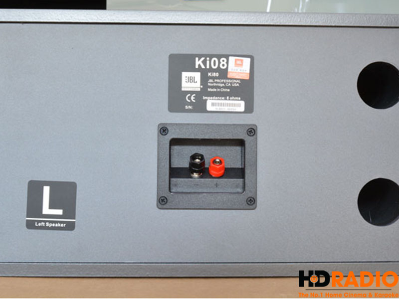 loa jbl ki08 mặt sau